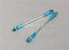 Heavy duty Push rods with ball link ends M4x83mm (2pcs/bag) [017000027]